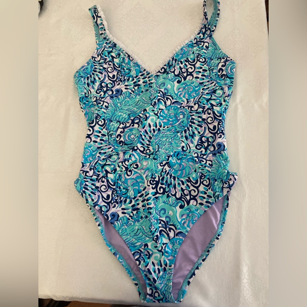 Lilly Pulitzer Araza 1 piece swimsuit size -10